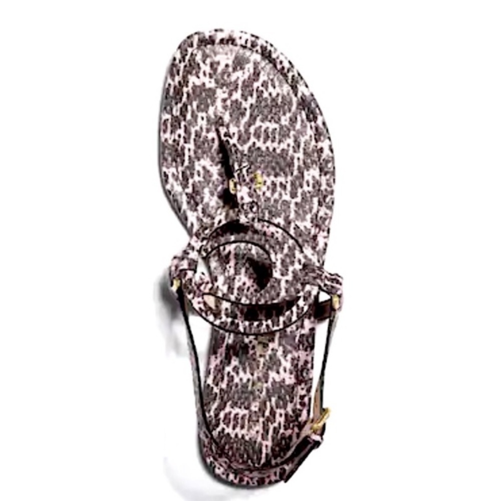 Coach Jeri Size 7.5B Snake-Embossed Sandals NWT - Picture 2 of 16
